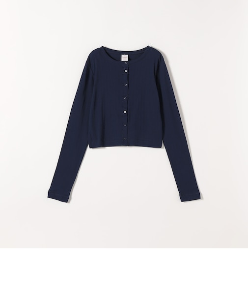 Healthknit:〈洗濯機可能〉アイレット コンパクト カーディガン