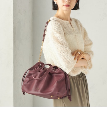《予約》【WEB限定】George Cinq: DRAWSTRING BAG(L)