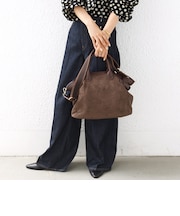 《予約》【WEB限定】ライン テープ 素材 コンビ トート バッグ