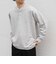 SHIPS any:〈洗濯機可能〉フクレ ジャカード リラックス ヘンリーネックTシャツ(ロンT)◆