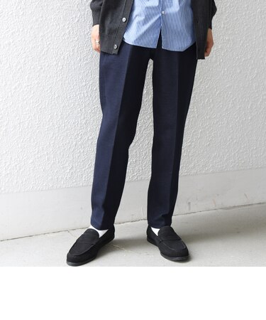SHIPS any:〈手洗い可能〉ストレッチ デニムライク アンクル イージーパンツ◆