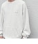 【SHIPS any別注】Champion: ワンポイント ロゴ 刺繍 ステッチ リラックス スウェット◆