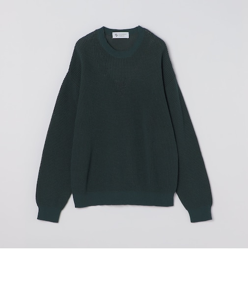 City Ambient Products: 2トーン ワッフル クルーネック ニット