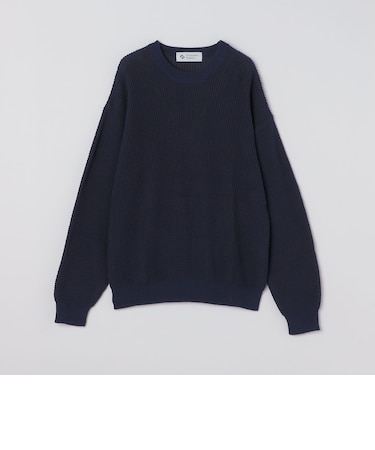 City Ambient Products: 2トーン ワッフル クルーネック ニット
