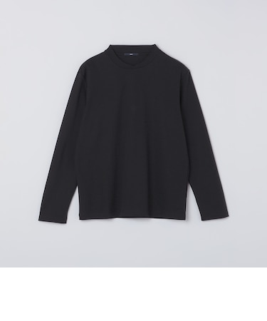 【WEB限定】SHIPS:〈接触冷感/手洗い可能〉100/2 クロスネック ビズ ロングスリーブ Tシャツ