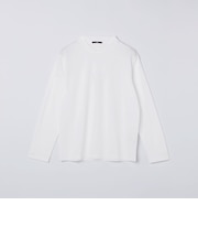 【WEB限定】SHIPS:〈接触冷感/手洗い可能〉100/2 クロスネック ビズ ロングスリーブ Ｔシャツ