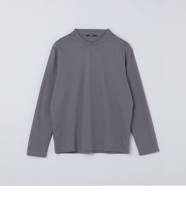 【WEB限定】SHIPS:〈接触冷感/手洗い可能〉100/2 クロスネック ビズ ロングスリーブ Ｔシャツ