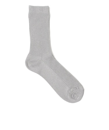 Piedi Nudi: グリッター リブ ソックス