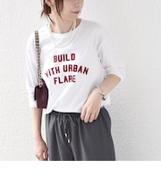 《予約》SHIPS Colors:〈手洗い可能〉26AW フロッキー ロゴ TEE（ロンT）◆