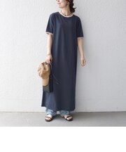 SHIPS any:〈洗濯機可能〉配色 Tシャツ ワンピース