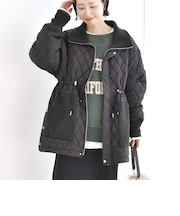 《予約》【WEB限定】ニットコンビ ドロスト キルティング ジャケット