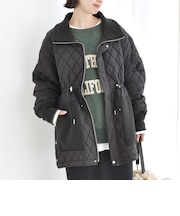 《予約》【WEB限定】ニットコンビ ドロスト キルティング ジャケット