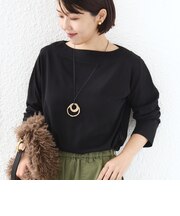 《予約》【WEB限定】〈ネックが選べる〉オーガニックコットン バリエーション ネック ロングスリーブ TEE
