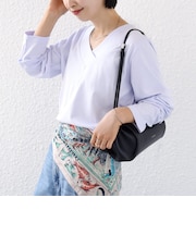 《予約》【WEB限定】〈ネックが選べる〉オーガニックコットン バリエーション ネック ロングスリーブ TEE