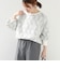 《予約》【WEB限定】フラワー レース ニードルパンチ ロング スリーブ プルオーバー