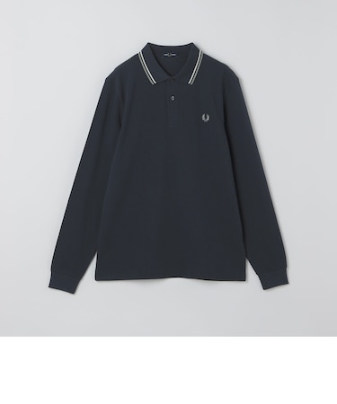 FRED PERRY: M3636 TW/TIPPED LONG SLEEVE