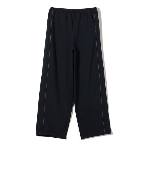 SHIPS Primary Navy Label:〈洗濯機可能〉サテン パイピング ジャージ パンツ