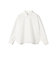SHIPS Primary Navy Label:〈洗濯機可能〉コットン レギュラーカラー シャツ