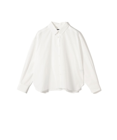 SHIPS Primary Navy Label:〈洗濯機可能〉コットン レギュラーカラー シャツ