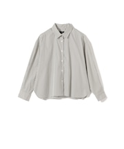 SHIPS Primary Navy Label:〈洗濯機可能〉コットン レギュラーカラー シャツ