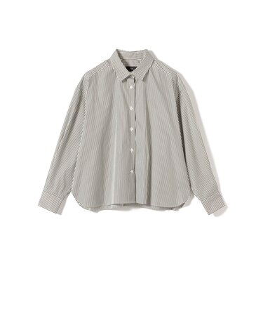 SHIPS Primary Navy Label:〈洗濯機可能〉コットン レギュラーカラー シャツ