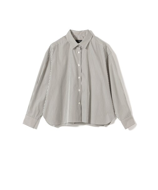 SHIPS Primary Navy Label:〈洗濯機可能〉コットン レギュラーカラー シャツ