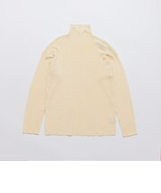City Ambient Products: ハイゲージ カシミヤ ミックス リブ タートルネック ニット