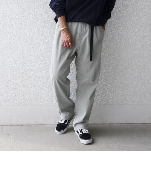 【SHIPS any別注】Gramicci: コーデュロイ ルーズ テーパード イージーパンツ◆