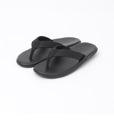 ISLAND SLIPPER x GROWN&SEWN: TONG W/OAK BLACK D