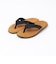ISLAND SLIPPER x GROWN&SEWN: TONG W/OAK BLACK D