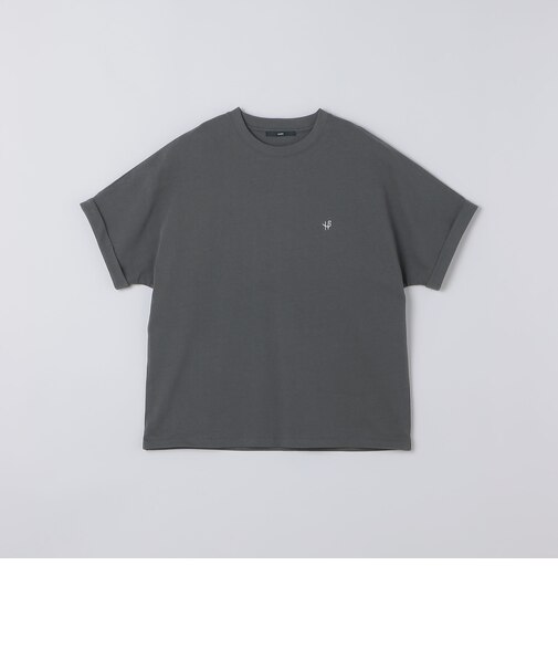 【WEB限定】SHIPS:〈手洗い可能〉ドルマンスリーブ ターンナップ Tシャツ