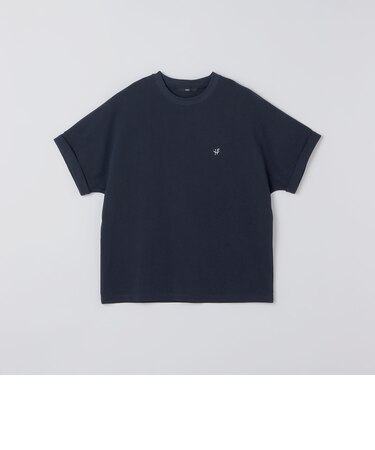 【WEB限定】SHIPS:〈手洗い可能〉ドルマンスリーブ ターンナップ Tシャツ
