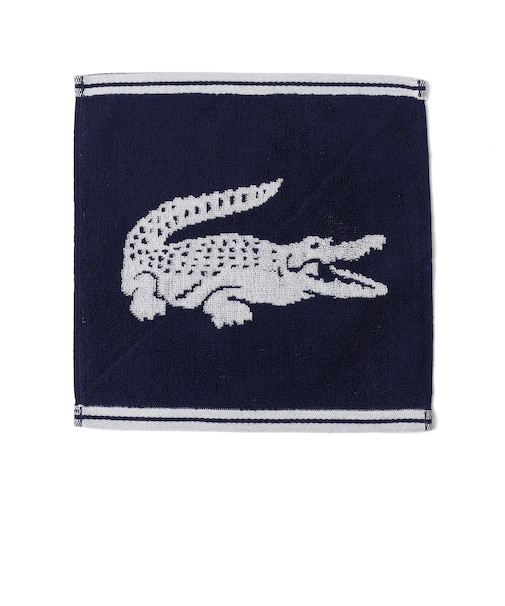 LACOSTE: ワニロゴ ハンカチ タオル