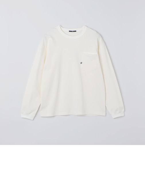 【WEB限定】SHIPS:〈汗染み防止加工〉ポケット ロングスリーブ Tシャツ