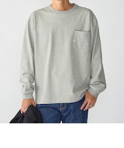 【WEB限定】〈汗染み防止加工〉ポケット ロングスリーブ Tシャツ