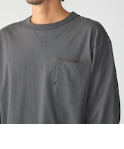 【WEB限定】〈汗染み防止加工〉ポケット ロングスリーブ Tシャツ