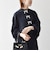 《予約》SHIPS any:〈手洗い可能〉リボン モチーフ スタンドカラー シャツ ブラウス［NAVY BLUE］