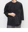 SHIPS any:〈洗濯機可能〉ピマ コットン ワンポイント 刺繍 7分袖 ポケット Tシャツ◆