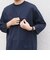SHIPS any:〈洗濯機可能〉ピマ コットン ワンポイント 刺繍 7分袖 ポケット Tシャツ◆