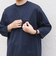 SHIPS any:〈洗濯機可能〉ピマ コットン ワンポイント 刺繍 7分袖 ポケット Tシャツ◆