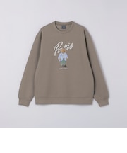 《予約》SHIPS Colors:Teddybear(R) コラボ ダンボール スウェット◆