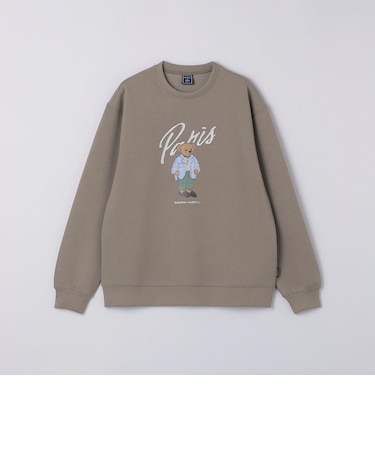 《予約》SHIPS Colors:Teddybear(R) コラボ ダンボール スウェット◆