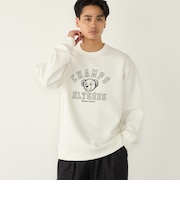 《予約》SHIPS Colors:Teddybear(R) コラボ ダンボール スウェット◆