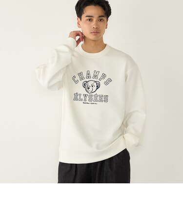 《予約》SHIPS Colors:Teddybear(R) コラボ ダンボール スウェット◆