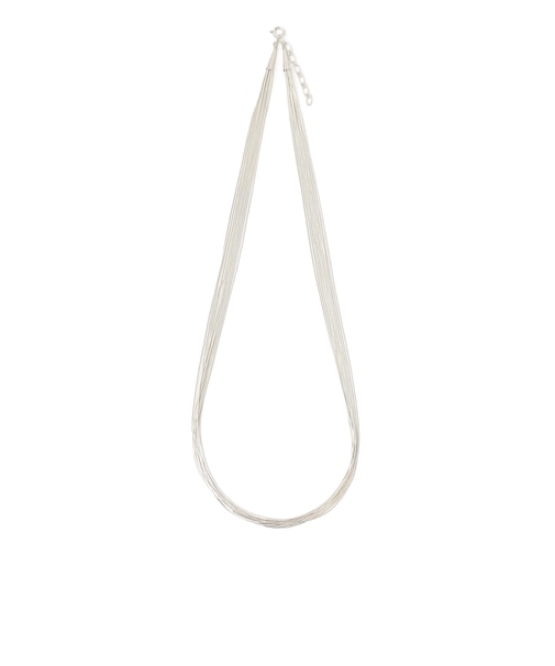 INDIAN JEWELRY: LIQ シルバー ネックレス（10連）