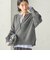 《予約》〈手洗い可能〉ウール カシミヤ 2WAY ヘンリーネック プルオーバー