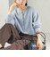 《予約》〈手洗い可能〉ウール カシミヤ 2WAY ヘンリーネック プルオーバー