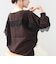 【WEB限定】〈手洗い可能〉バック レース 袖 ロング リブ ドルマン プルオーバー