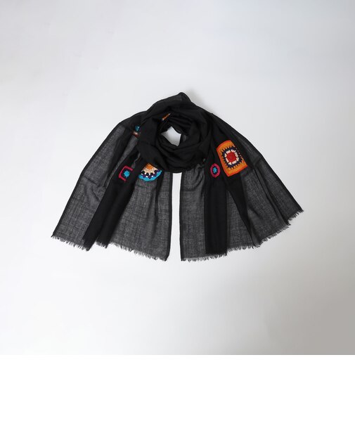 MARCEL LASSANCE: WOOL EMBROIDERY STOLE