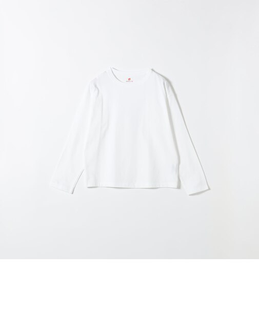 Hanes:〈洗濯機可能〉BEEFY-T クルーネック ロングスリーブ TEE